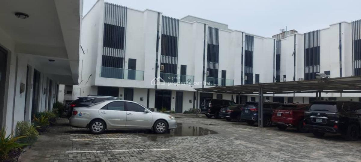Fully Serviced 4bedrooms Terrace Duplex with Bq & Pool in an Estate Fo, Ilasan, Lekki, Lagos, Terraced Duplex for Rent