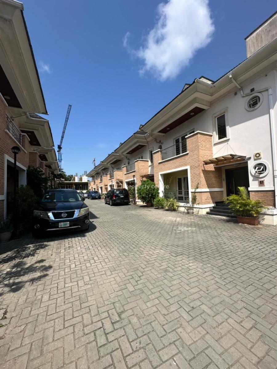 Newly Renovated Serviced 4 Bedroom Terrace with a Room Bq, Old Ikoyi, Ikoyi, Lagos, Terraced Duplex for Rent