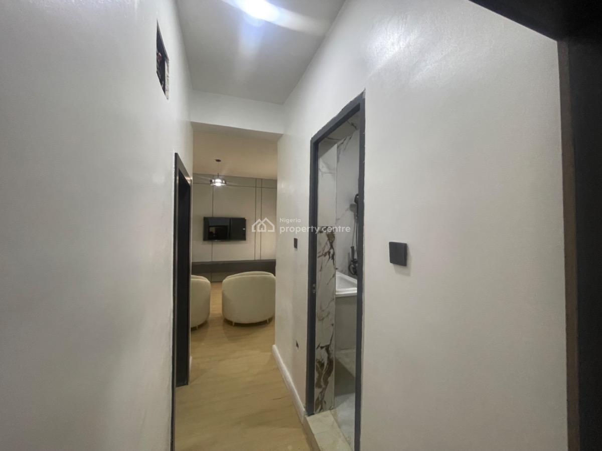 Clean and Portable Furnished Two Bedrooms Flat, Wuye District Abuja, Wuye, Abuja, Flat / Apartment for Rent