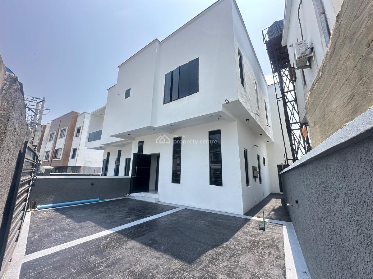 Modern & Brand New 4 Bedroom Semi-detached Duplex with Bq, Chevron Tollgate, Lekki, Lagos, Semi-detached Duplex for Rent