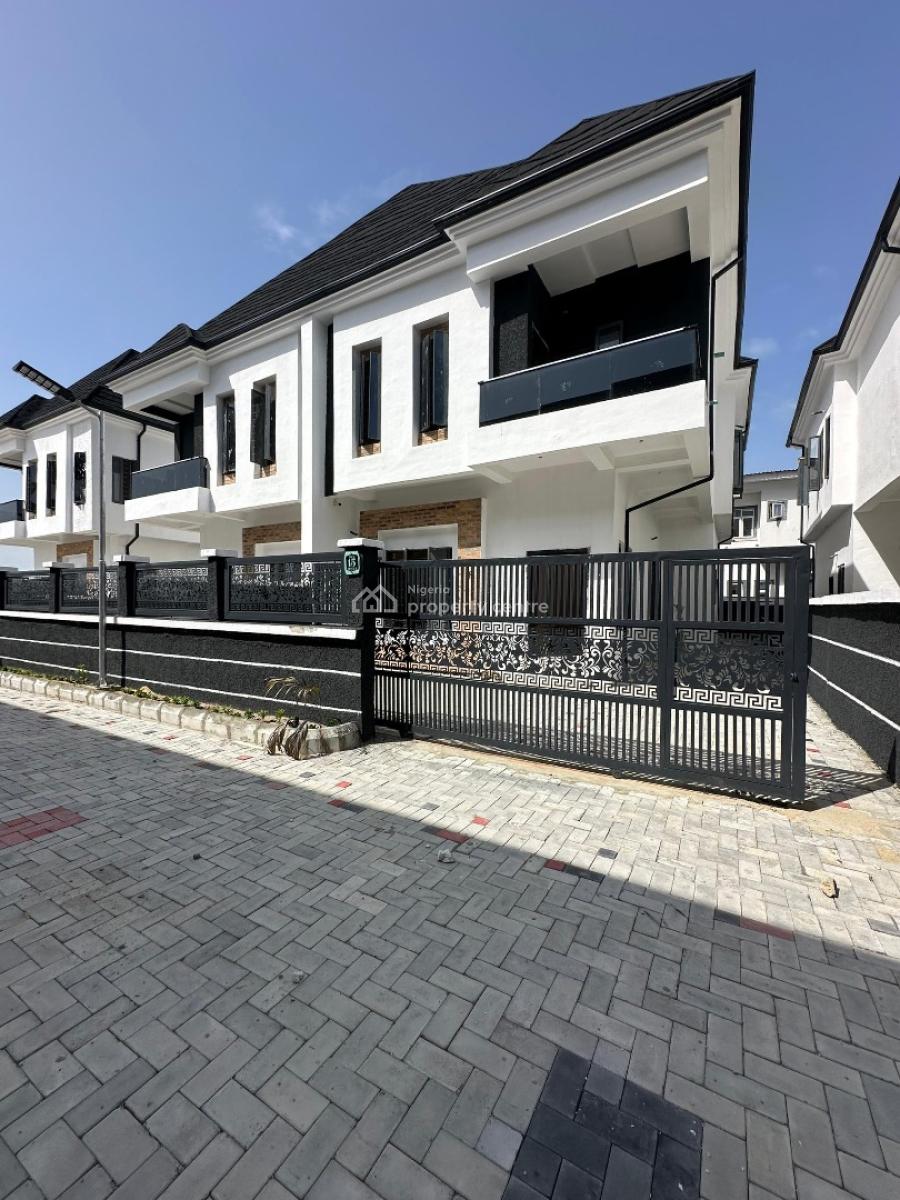 Fully Serviced and Spacious 4 Bedroom Duplex with Bq, Orchid Road Axis, Lekki, Lagos, Detached Duplex for Sale