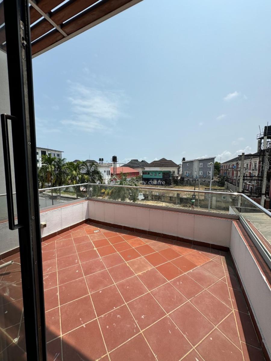 Beautiful Well Finished 4-bedroom Terrace Duplex + Bq, Chevron Drive, Lekki, Lagos, Terraced Duplex for Sale