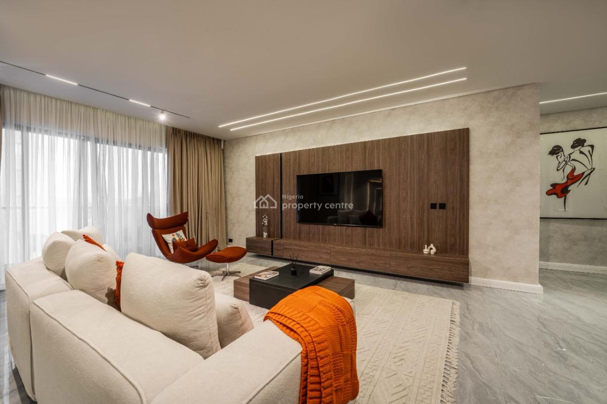 Luxurious 3bedroom High-rise Apartment (olive), Thompson Avenue, Ikoyi, Lagos, Flat / Apartment Short Let