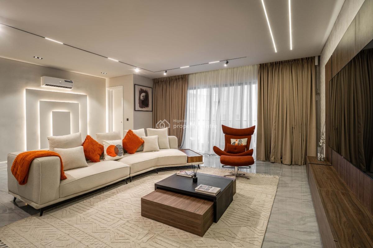 Luxurious 3bedroom High-rise Apartment (olive), Thompson Avenue, Ikoyi, Lagos, Flat / Apartment Short Let