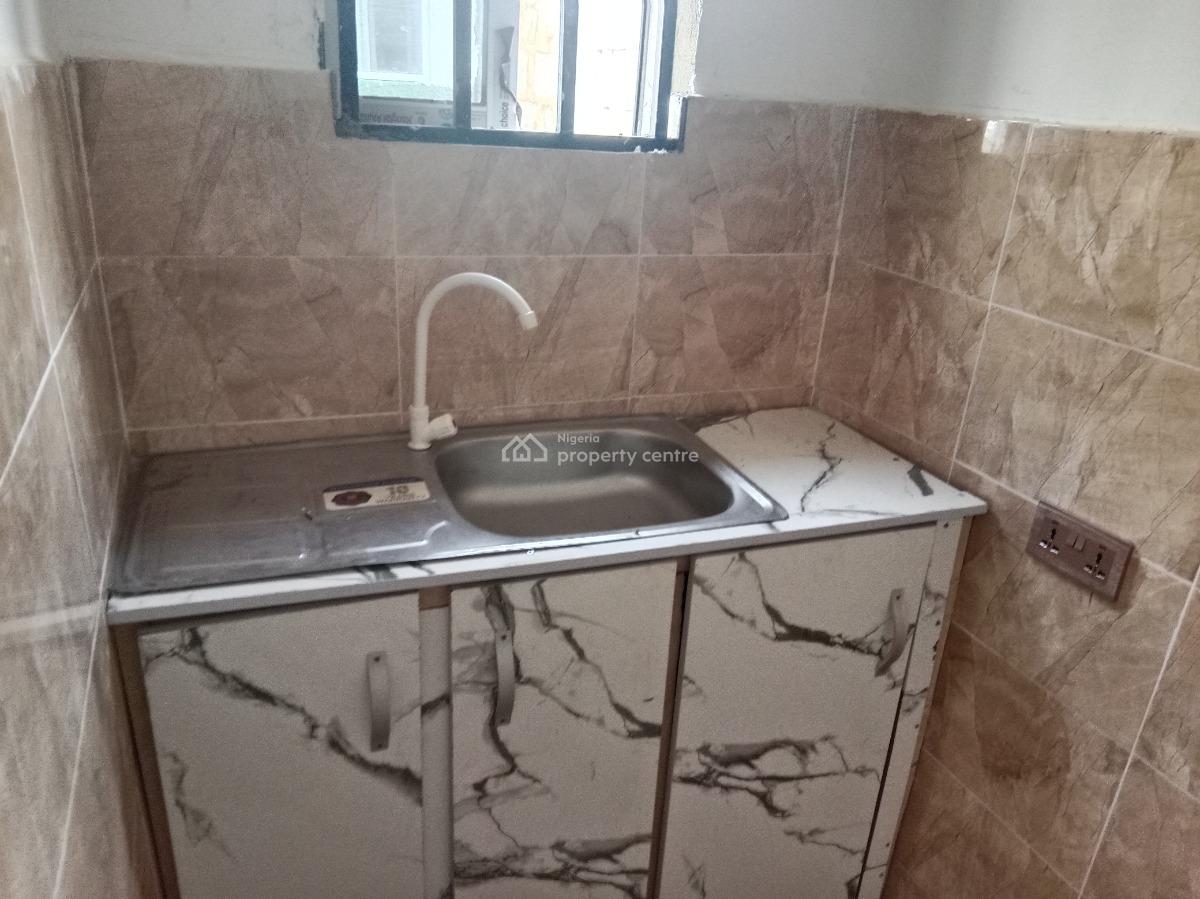 a Big Brand New Self Contain in a Gated Compound with Good Finishing, Close to Kabusa Gardens Estate Along Sunnyvale Junction Road, Lokogoma District, Abuja, Self Contain (single Rooms) for Rent