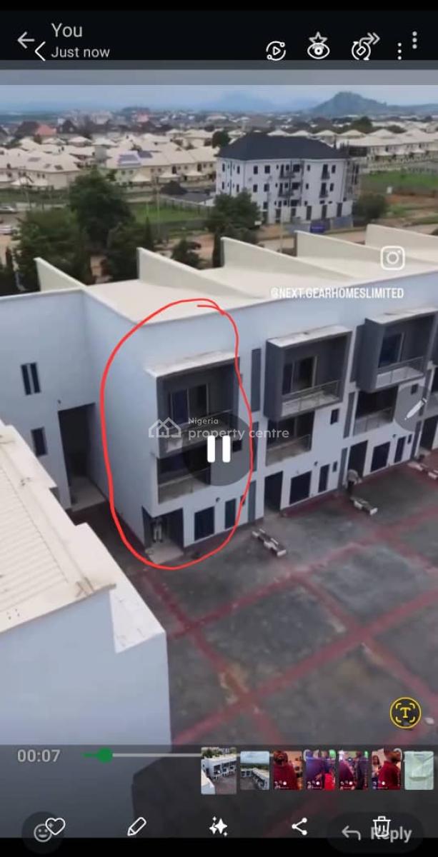 Advance Shell 4-bedrooms Terrace Duplex, Gudu, Abuja, Terraced Duplex for Sale