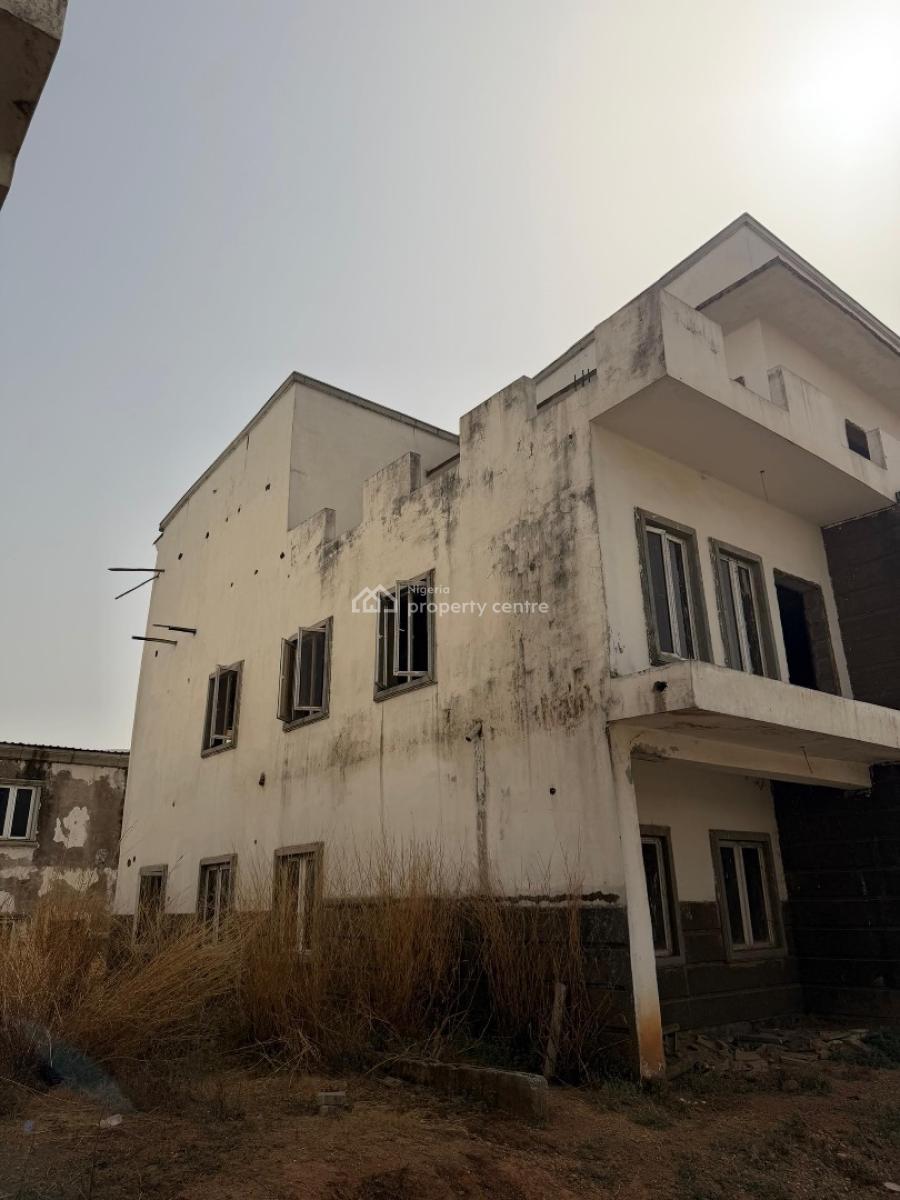 Semi Finished 4 Bedroom Semi Detached Duplex + Bq, Mbora Garden Estate, Jabi, Abuja, Semi-detached Duplex for Sale