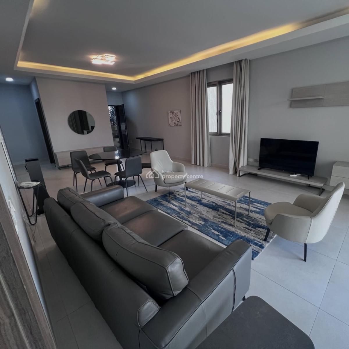 Luxury 2 Bedroom Furnished Apartment,pool,gym,elevator,24/7 Services, Serene and Well Secured Neighborhood, Jabi, Abuja, Flat / Apartment for Rent