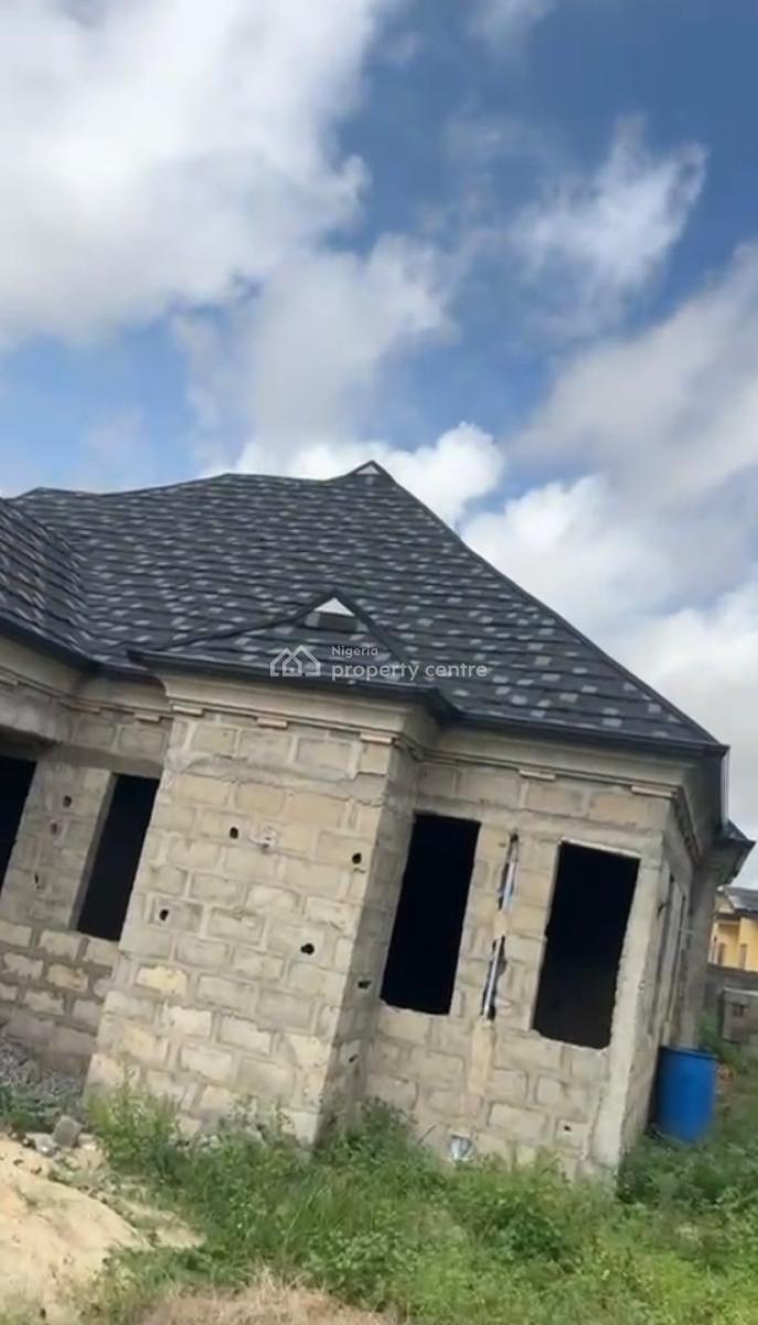 4 Bedroom Detached Bungalow Carcass Sitting on a Plot of Land, By Sychomore Hotel, Badagry, Lagos, Detached Bungalow for Sale