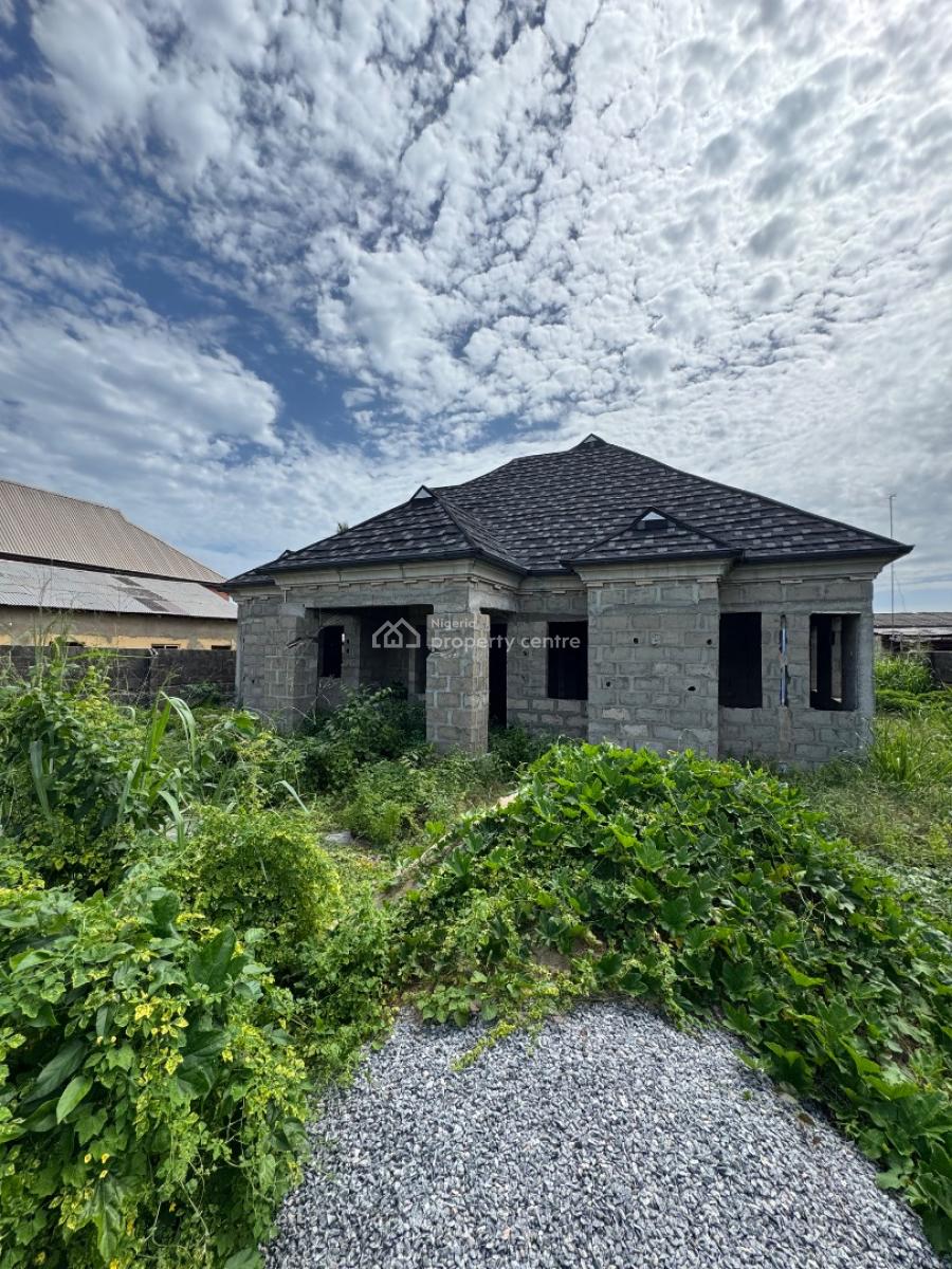 4 Bedroom Detached Bungalow Carcass Sitting on a Plot of Land, Sychomore Hotel, Badagry, Lagos, Detached Bungalow for Sale