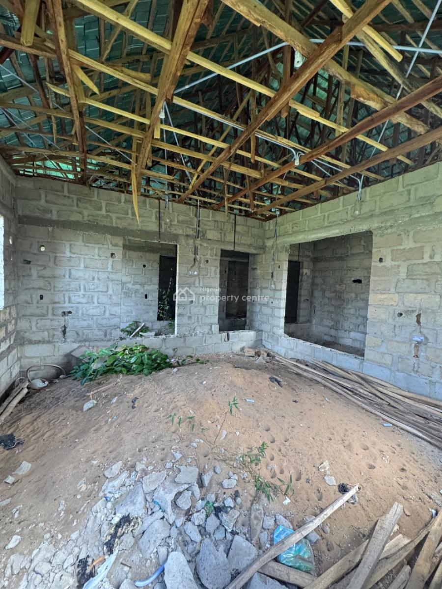 4 Bedroom Detached Bungalow Carcass Sitting on a Plot of Land, Sychomore Hotel, Badagry, Lagos, Detached Bungalow for Sale