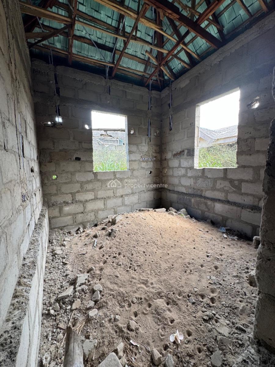 4 Bedroom Detached Bungalow Carcass Sitting on a Plot of Land, Sychomore Hotel, Badagry, Lagos, Detached Bungalow for Sale