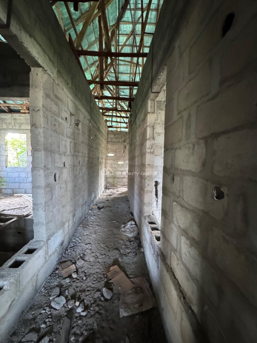 4 Bedroom Detached Bungalow Carcass Sitting on a Plot of Land, Sychomore Hotel, Badagry, Lagos, Detached Bungalow for Sale