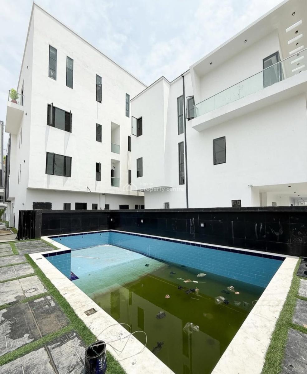 24/7 Serviced 4 Bedroom En-suite Townhouse with an Enclosed Fitted Kit, Ikate Elegushi, Lekki, Lagos, Terraced Duplex for Sale