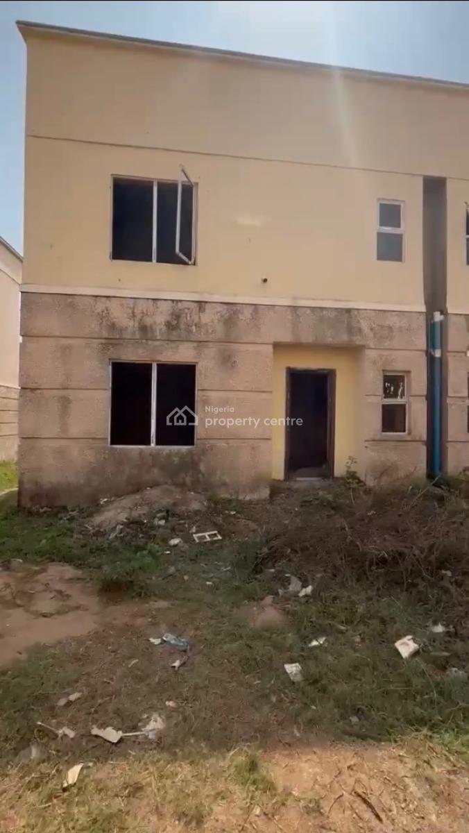 4-bedroom Terrace Duplex Carcass, Brains & Hammers, Life Camp, Abuja, Terraced Duplex for Sale