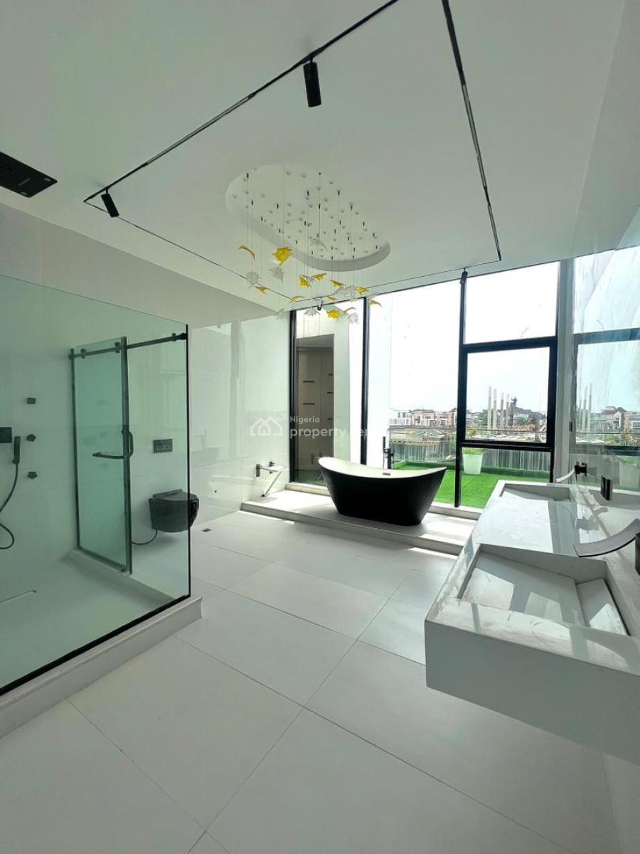 Magnificent 5bedroom Duplex with a Bq,pool,cinema, Gym & Office Space, Osapa, Lekki, Lagos, Detached Duplex for Sale