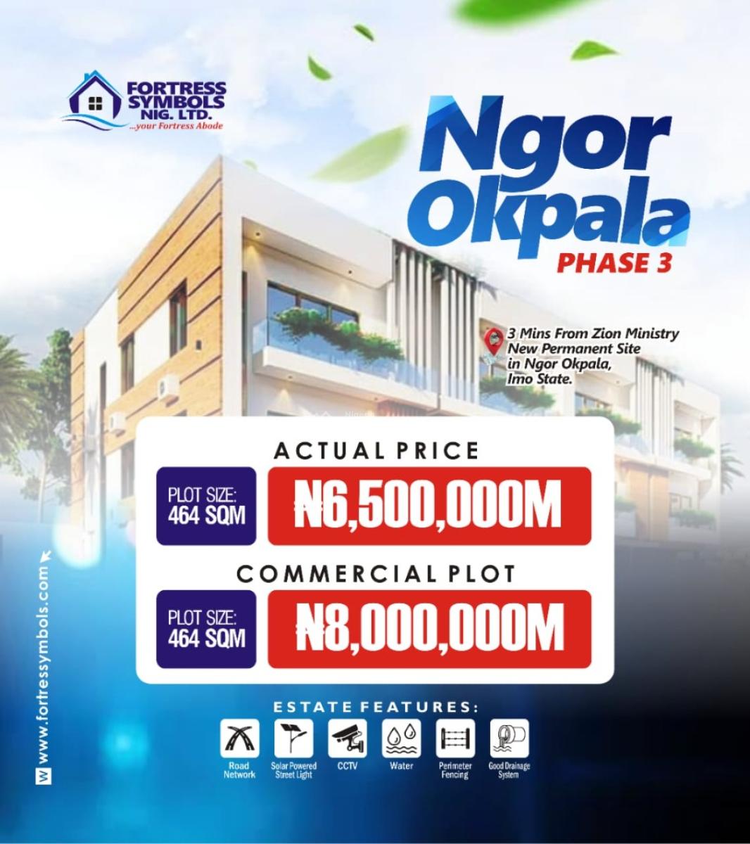 Land Suitable for Residential Selling Fast, Fortune Garden Estate Ngor Okpala,, Owerri Municipal, Imo, Residential Land for Sale
