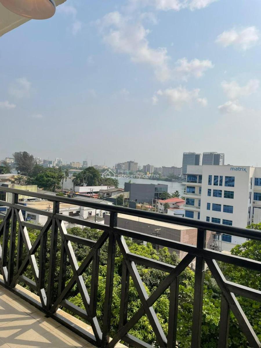 Furnished 3-bedroom Apartment with Bq, Sea View & Elevator in Ikoyi, Awolowo Towers, Ikoyi, Lagos, Flat / Apartment for Rent