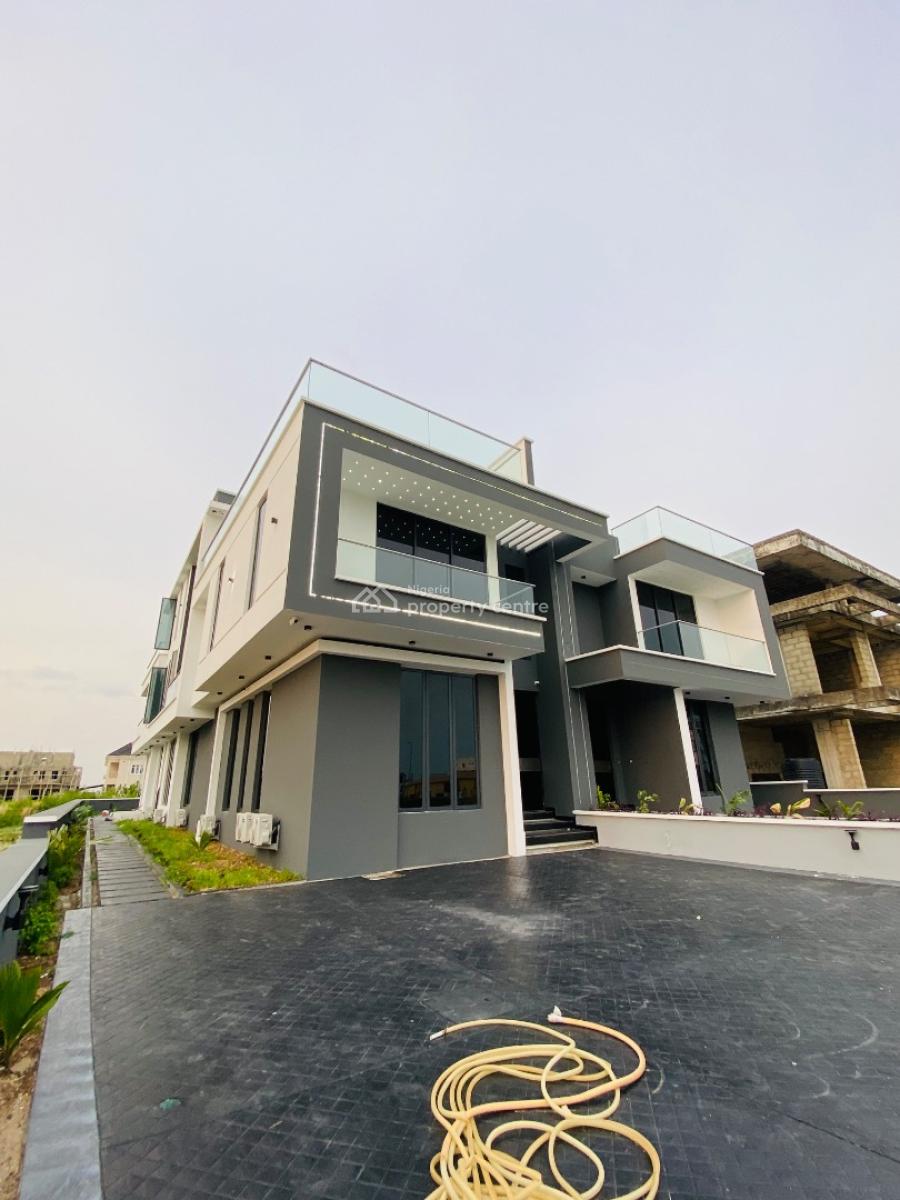 Contemporary 5 Bedroom Penthouse Duplex with Swimming Pool and Bq, Cowrie Creek, Ikate, Lekki, Lagos, Semi-detached Duplex for Sale