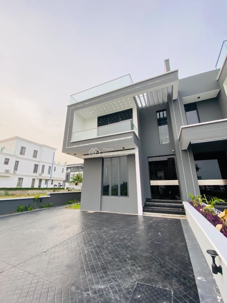 Contemporary 5 Bedroom Penthouse Duplex with Swimming Pool and Bq, Cowrie Creek, Ikate, Lekki, Lagos, Semi-detached Duplex for Sale