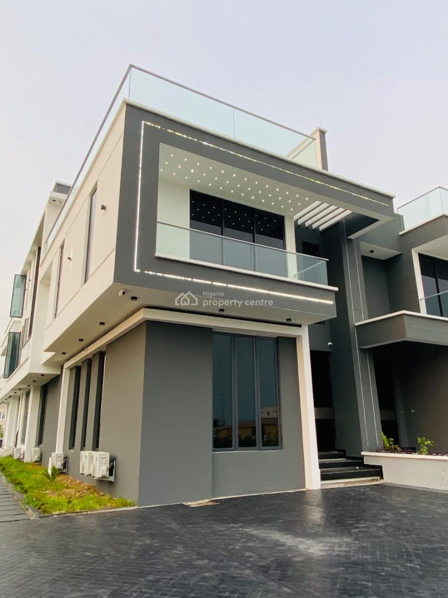 Contemporary 5 Bedroom Penthouse Duplex with Swimming Pool and Bq, Cowrie Creek, Ikate, Lekki, Lagos, Semi-detached Duplex for Sale