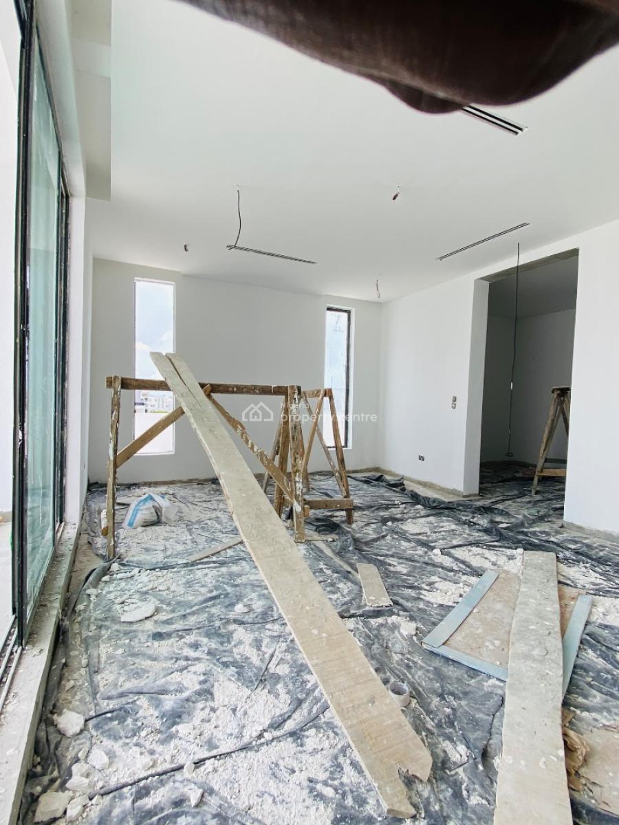 Contemporary 5 Bedroom Penthouse Duplex with Swimming Pool and Bq, Cowrie Creek, Lekki, Lagos, Semi-detached Duplex for Sale