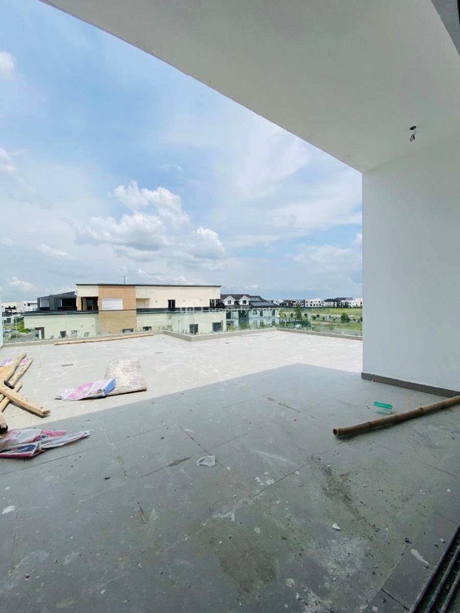 Contemporary 5 Bedroom Penthouse Duplex with Swimming Pool and Bq, Cowrie Creek, Lekki, Lagos, Semi-detached Duplex for Sale