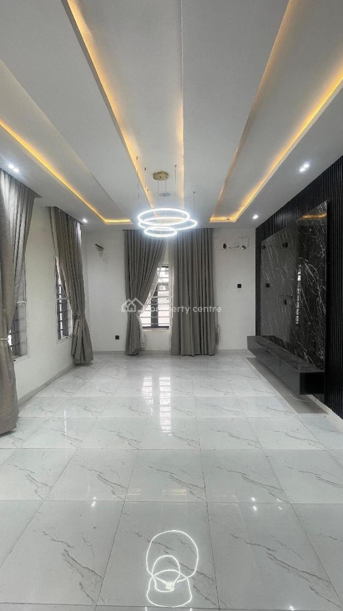 Luxury 4 Bedroom Semi-detached Duplex + Bq+inverter, Chevron, Lekki, Lagos, Semi-detached Duplex for Rent