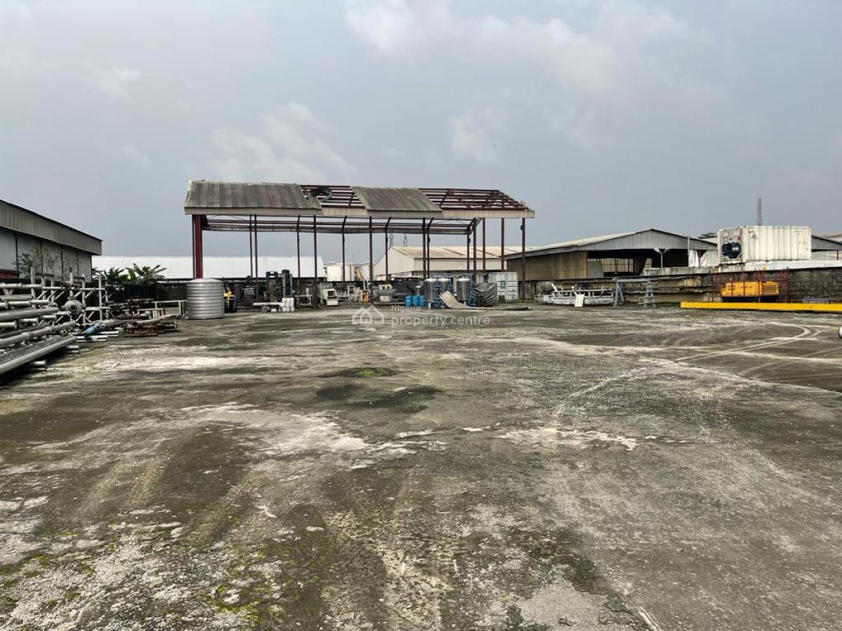 Industrial Company Yard Comprising Warehouse, Workshop & Offices Etc., Trans Amadi Industrial Layout Port Harcourt, Trans Amadi, Port Harcourt, Rivers, Warehouse for Sale