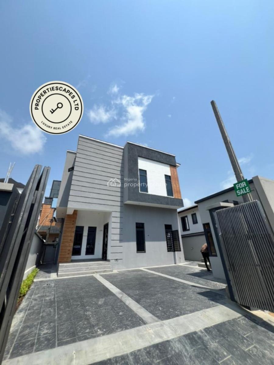 4-bedroom Fully Detached House + Bq & Security House -, Chevron, Lekki, Lagos, Detached Duplex for Sale