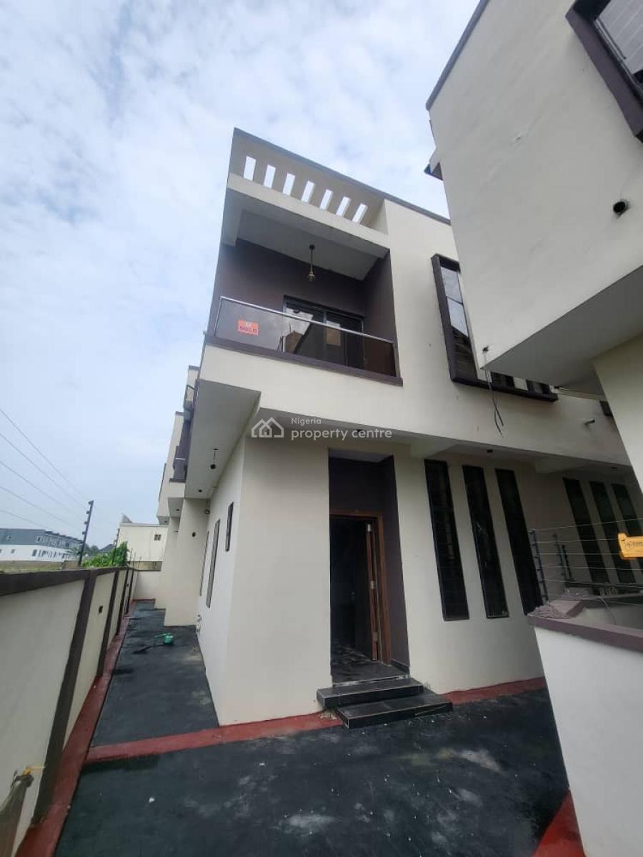 Brand New 1 Unit of 4 Bedroom Fully Detached with Bq, General Paint, Ajah, Lagos, Detached Duplex for Sale