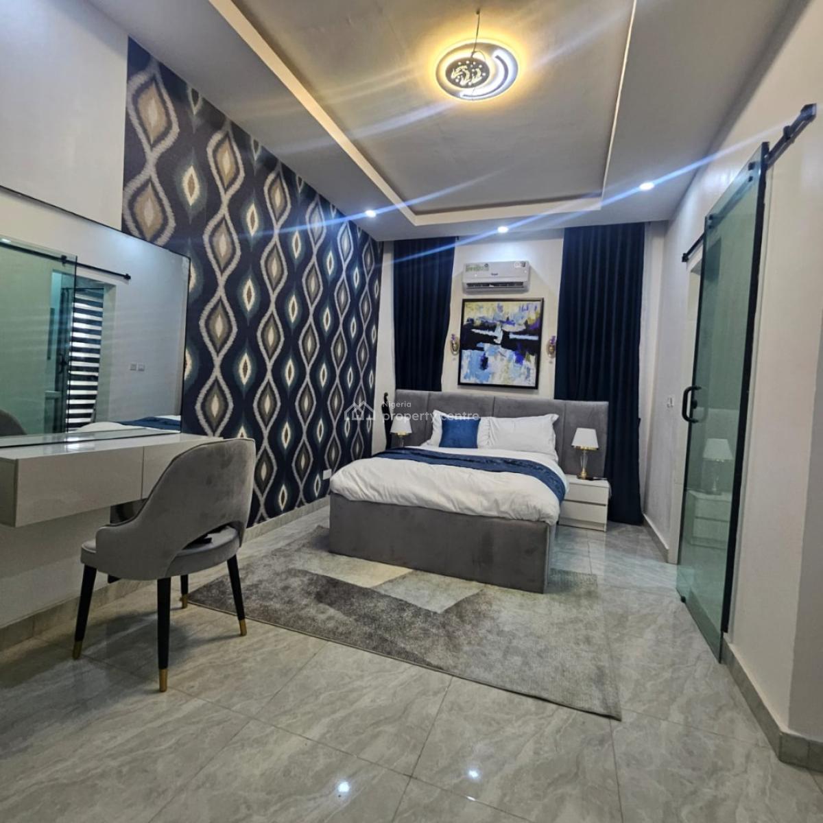 Luxury Furnished 3 Bedroom Flat with a Room Bq, Shonibare Estate, Maryland, Lagos, Flat / Apartment for Rent