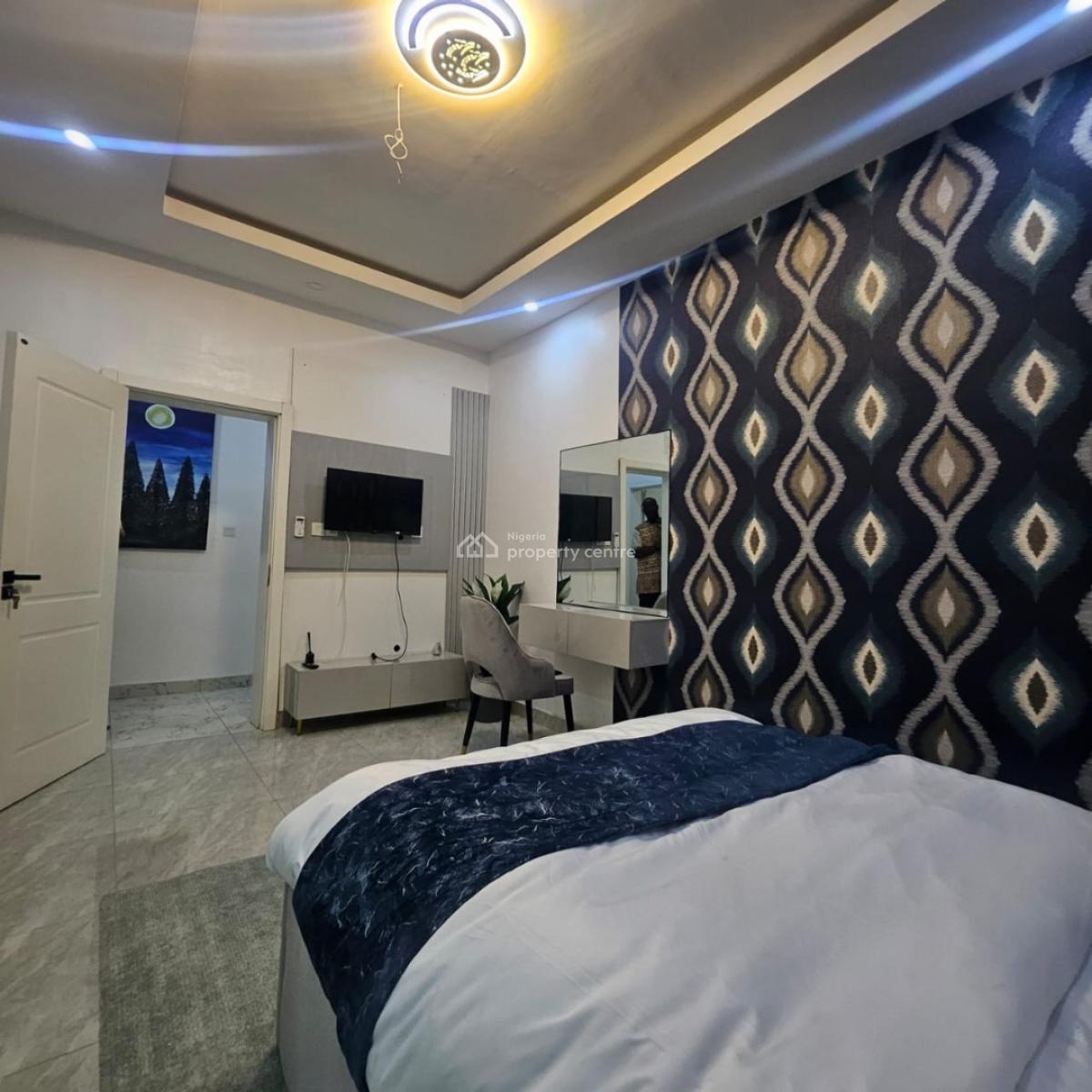 Luxury Furnished 3 Bedroom Flat with a Room Bq, Shonibare Estate, Maryland, Lagos, Flat / Apartment for Rent