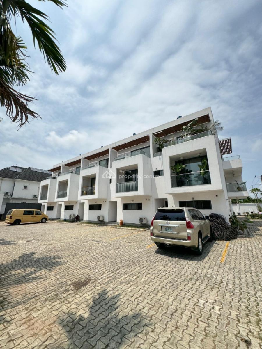 Well-finished 4-bedroom Terrace Duplex with Boys Quarters, Chevronn, Lekki, Lagos, Terraced Duplex for Sale
