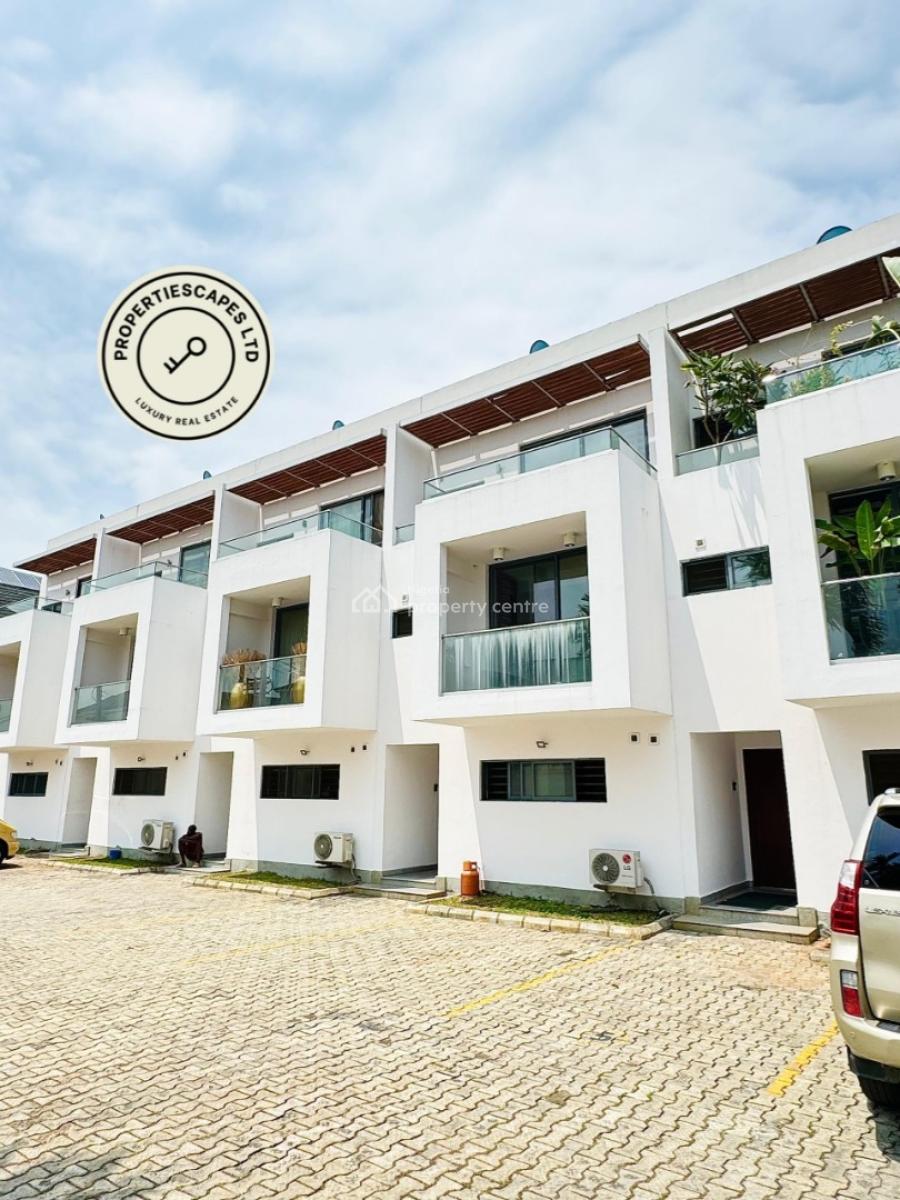 4-bedroom Terrace Duplex + Bq, Chevron, Lekki, Lagos, Terraced Duplex for Sale