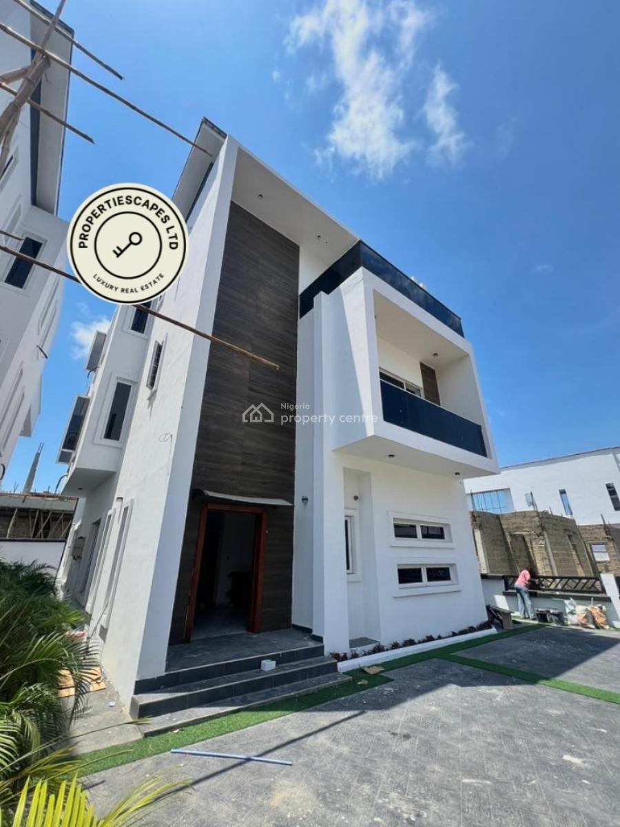 Luxury 5-bedroom Fully Detached House + Bq, Chevron, Lekki, Lagos, Detached Duplex for Sale