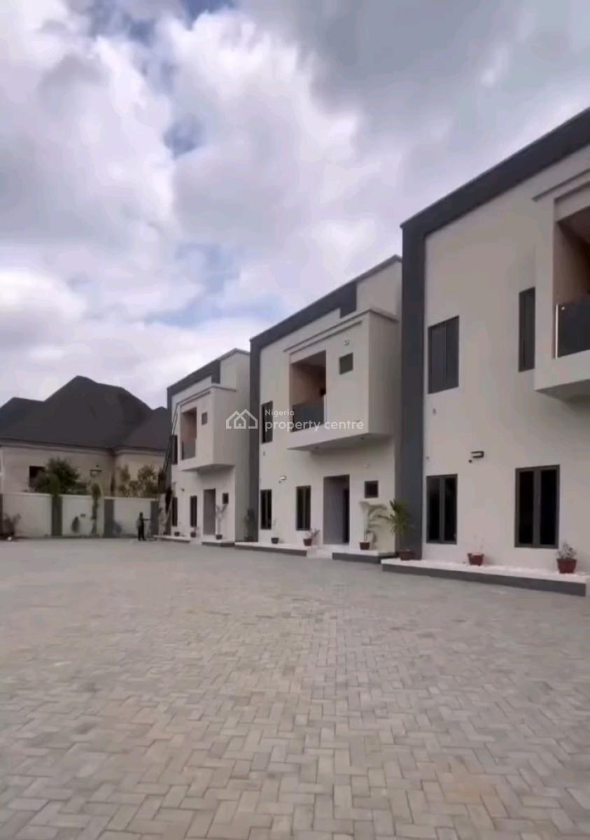 Brand New 4-bedroom Townhouse Duplex with Bq  Mini Estate, Kado, Abuja, Semi-detached Bungalow for Sale