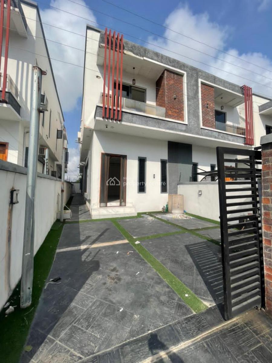4 Bedroom Semi Detached Duplex with Bq, Chevron, Lekki, Lagos, Semi-detached Duplex for Rent