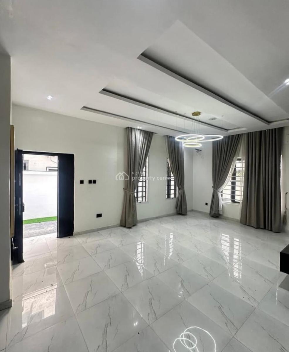 Luxurious 4 Bedroom Simi Detached  Duplex, Chevron Lekki Lagos, Ibeju Lekki, Lagos, Flat / Apartment for Rent