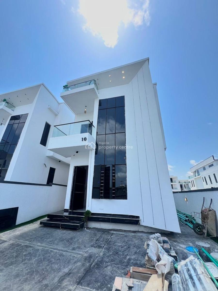 Premium Finished 5 Fully Detached Bedroom with Bq and Pool, Chevron, Lekki, Lagos, Detached Duplex for Sale