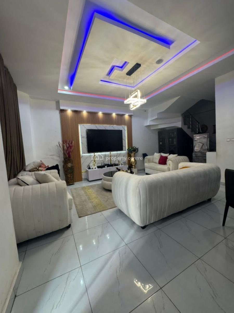 Good Value 4 Bedroom Semi-detached Duplex with Bq, Ikota, Lekki, Lagos, Semi-detached Duplex for Sale