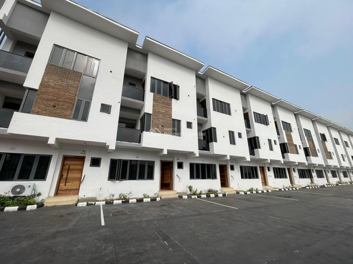 Luxury Brand New 4 Bedroom Terrace Duplex with Pool & Bq, Lekki Phase 1, Lekki, Lagos, Terraced Duplex for Rent