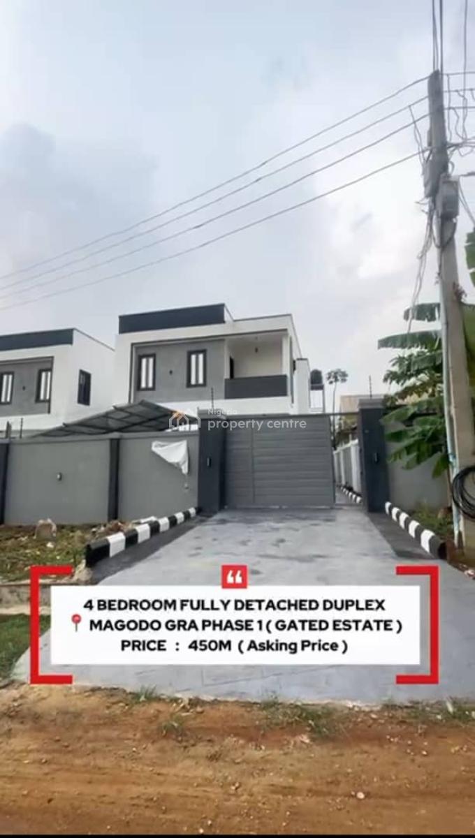 Newly Built and Luxury 4 Bedroom Fully Detached Duplex, Gra Phase 1, Magodo, Lagos, Detached Duplex for Sale