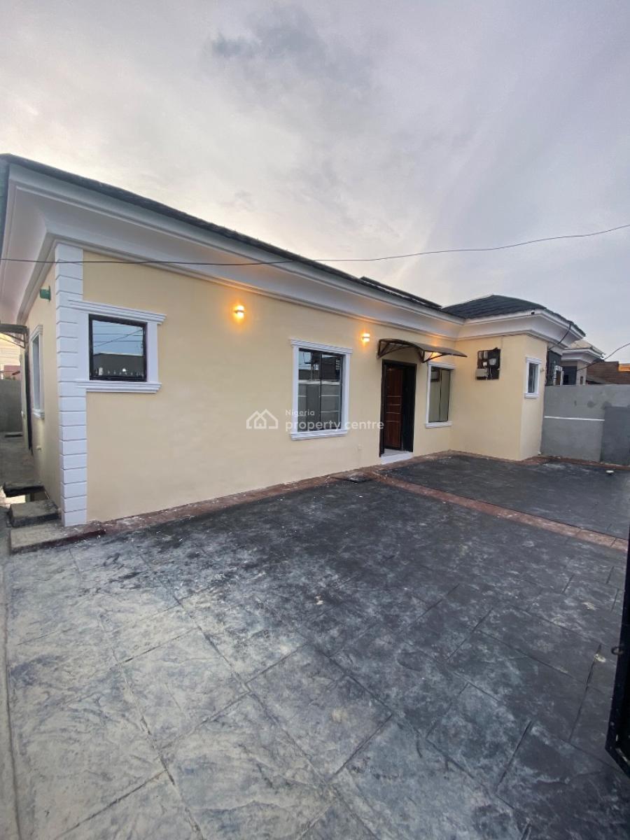 Newly Built Alone 3 Bedroom Bungalow Comes with Solar Light, Abraham Adesanya Estate, Ogombo, Ajah, Lagos, Detached Bungalow for Sale