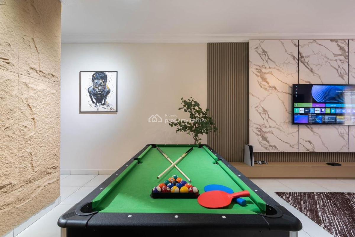 Luxury 2 Bedroom Apartment with Ps5 and Snooker Board, Admiralty, Lekki Phase 1, Lekki, Lagos, Flat / Apartment Short Let