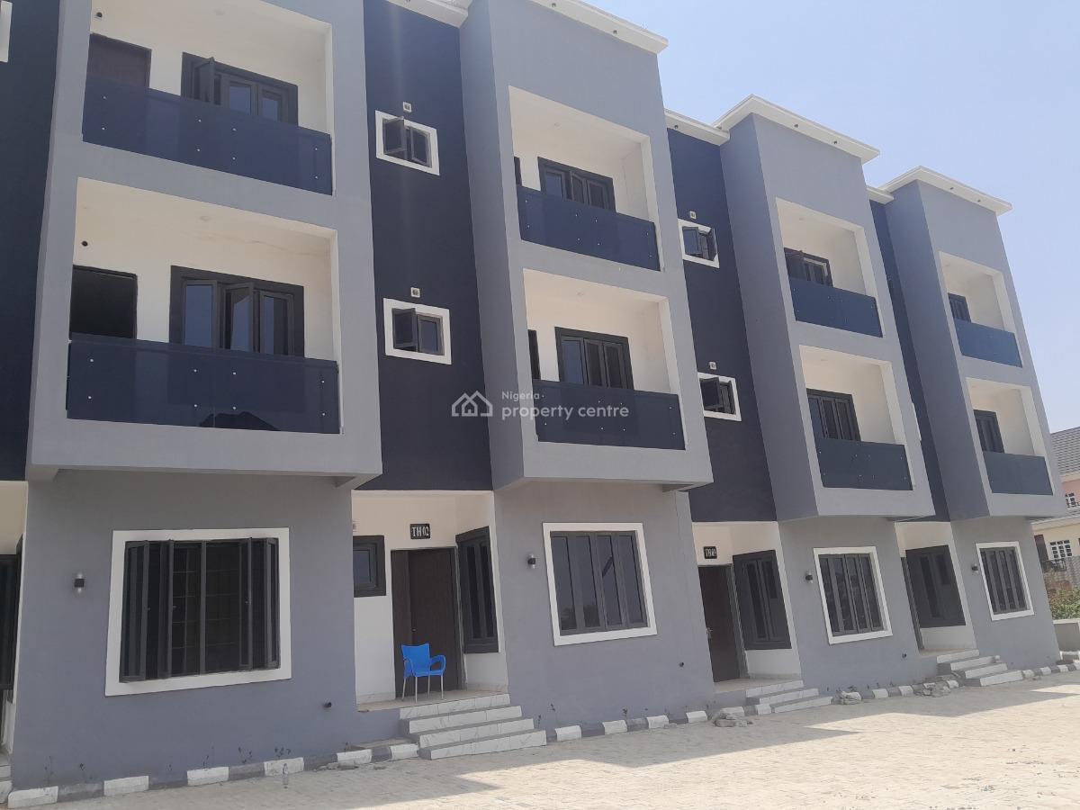 Brand New 4-bedroom Terrace Duplex with Maids Room (bq)  Prime Guzape, After Nnpc, Guzape District, Abuja, Terraced Duplex for Rent