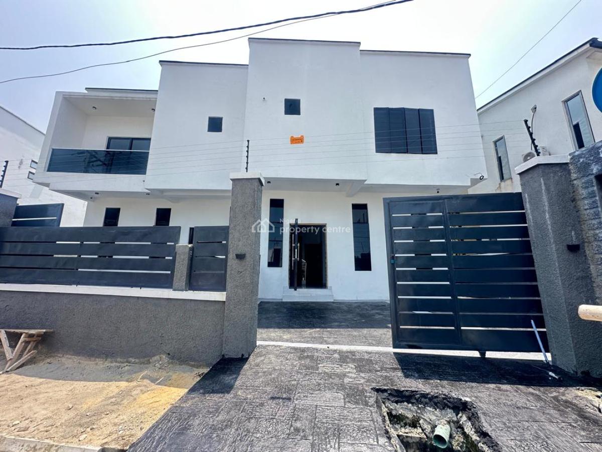 Brand-new 4 Bedroom Semi-detached Duplex with a Bq, Orchid Road Before The Round About, Lekki, Lagos, Semi-detached Duplex for Rent