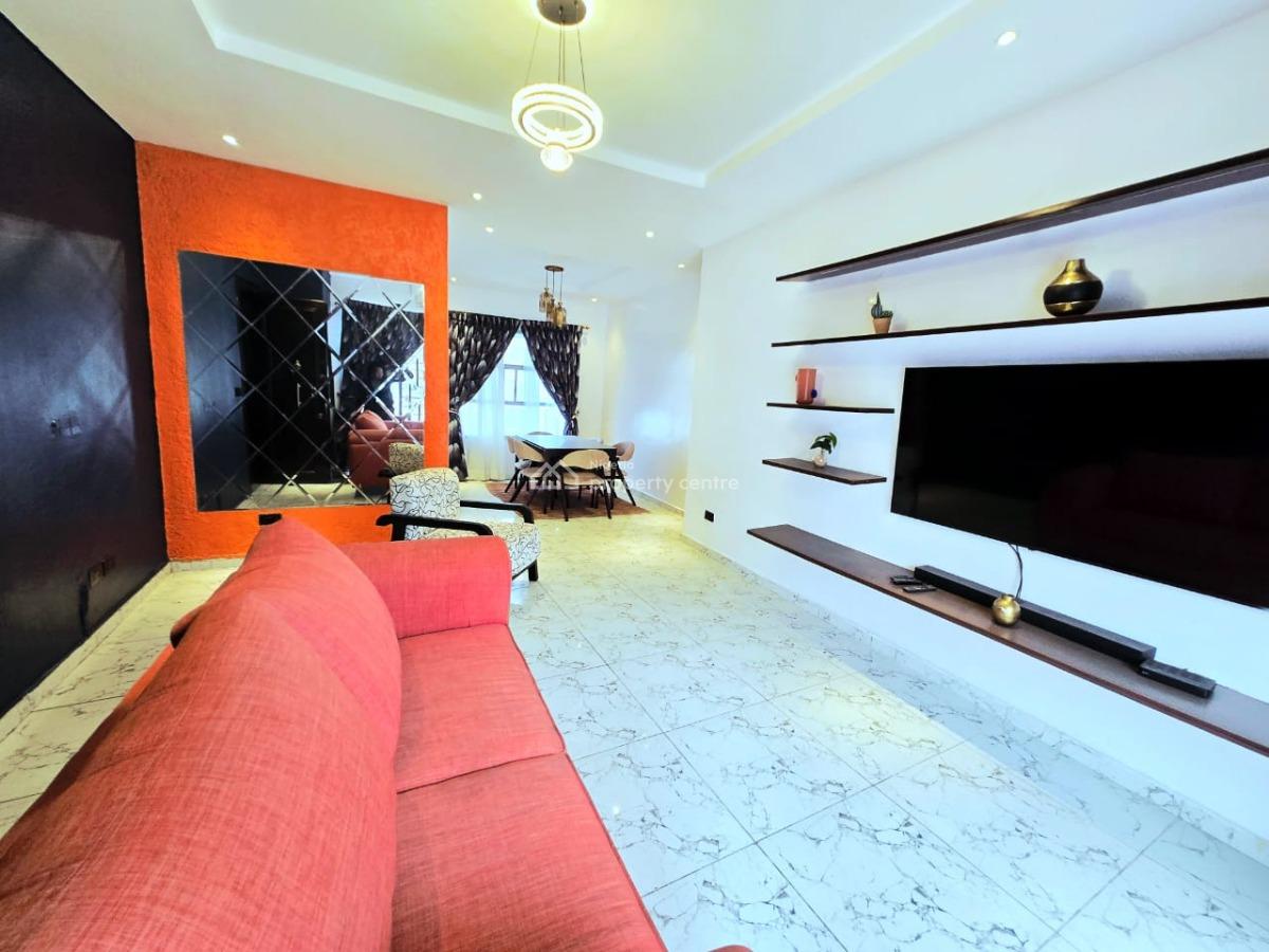 a Serviced and Fully Furnished 2 Bedroom Apartment with an Elevator, Lekki Right, Lekki Phase 1, Lekki, Lagos, Flat / Apartment for Rent