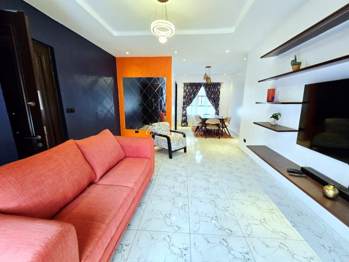 a Serviced and Fully Furnished 2 Bedroom Apartment with an Elevator, Lekki Right, Lekki Phase 1, Lekki, Lagos, Flat / Apartment for Rent