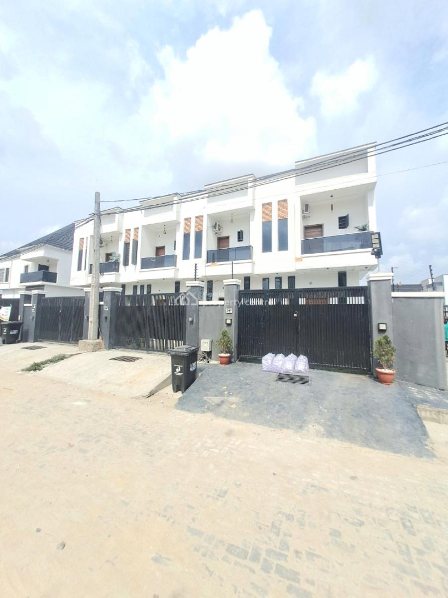Well Built Furnished 3 Bedroom Terrace with Bq, General Paint, Ajah, Lagos, Terraced Duplex for Rent